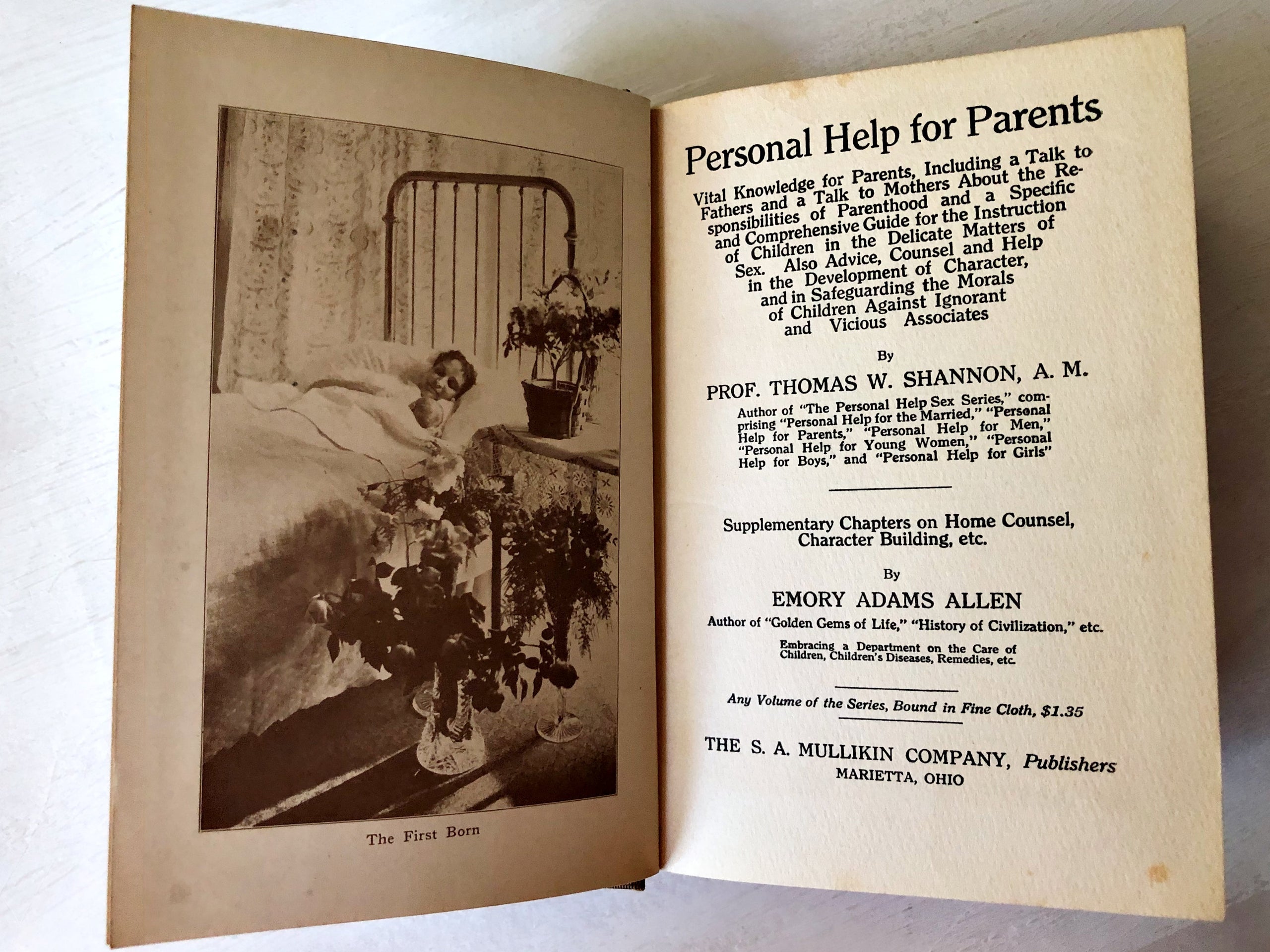 Personal Help for Parents - 1918 - Thomas W. Shannon - Antique Sex  Education Book | Bleak House Bookshop